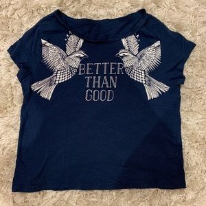 Navy Blue T-shirt "Better Than Good"